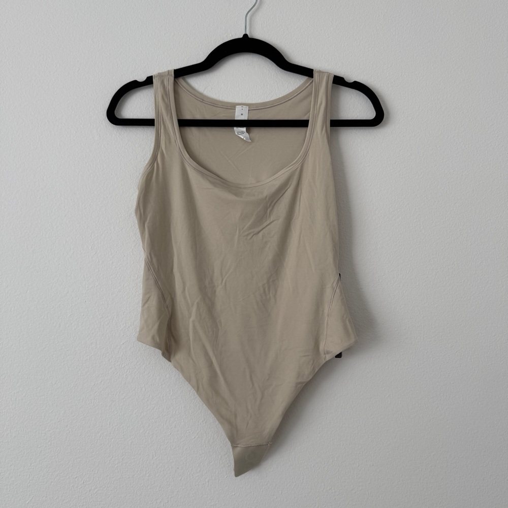 Lululemon Nulu Square-Neck Sleeveless Bodysuit in Moondrift Size 8 NWT